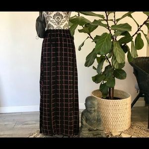 RVCA SKIRT small black purple